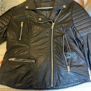 Faux Leather Jacket